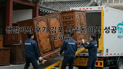 용달이사 후기: 김포 사우동 이사 성공 노하우!