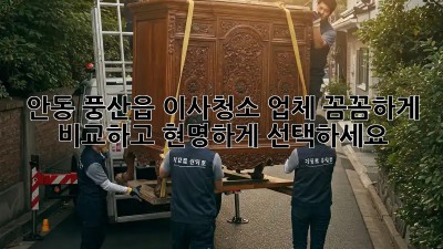 안동 풍산읍 이사청소 업체: 꼼꼼하게 비교하고 현명하게 선택하세요!